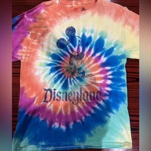 disneyland tie-dye tshirt